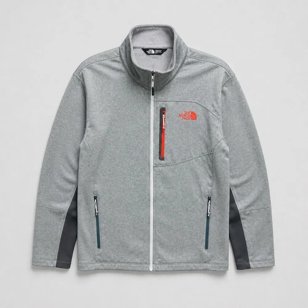 The North Face Canyonlands Sweatshirt Gray/Red Mens Size Large